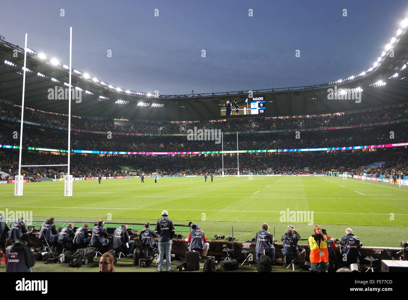 Rugby Union World Cup 2015 Twickenham Stadion Stockfoto