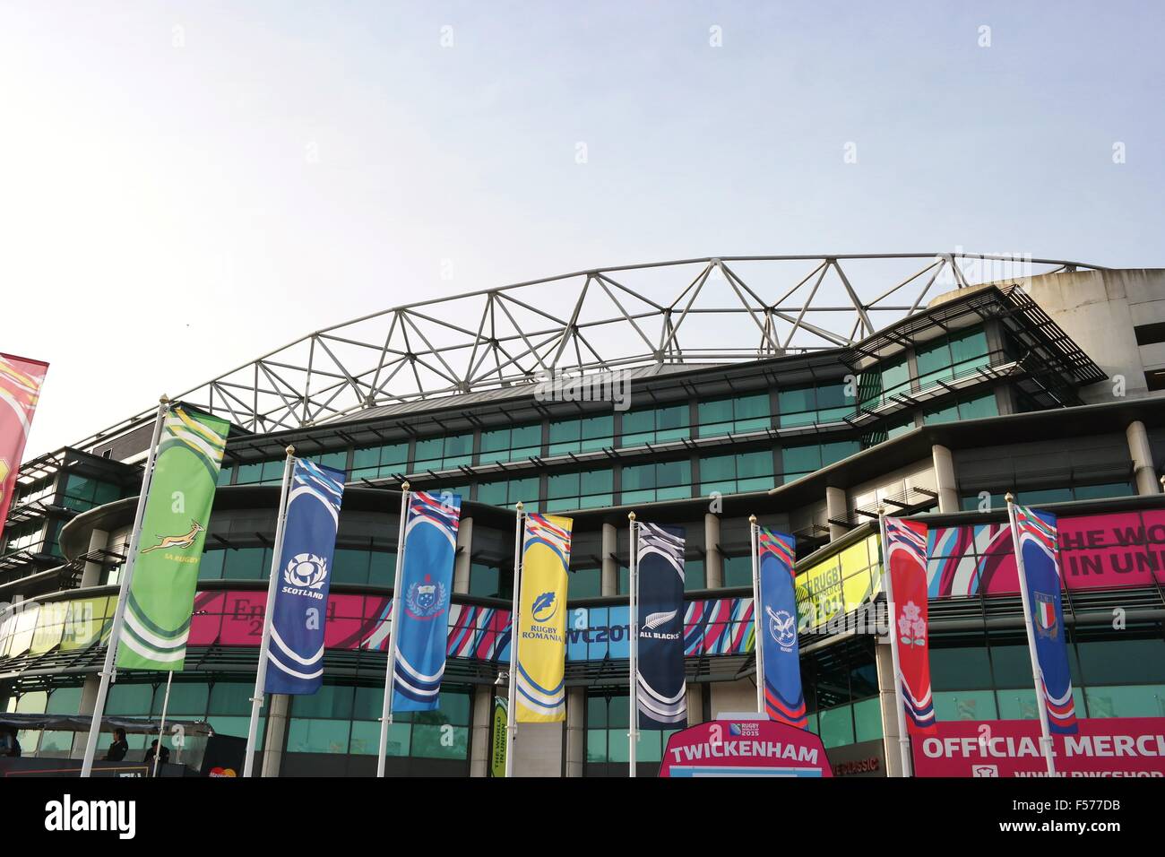 Rugby Union World Cup 2015 Twickenham Stadion Stockfoto