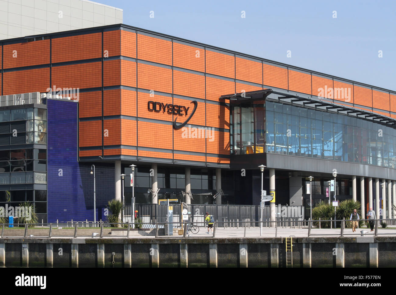 Die SSE-Arena-Belfast (umbenannt in September 2015 - Veranstaltungsort war früher bekannt als The Odyssey Arena). Stockfoto