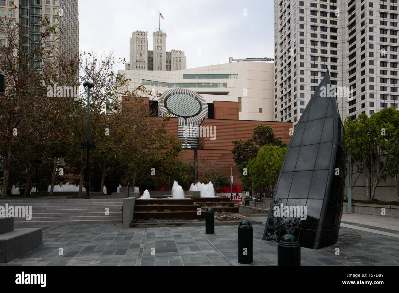 SF MOMA (Museum of Modern Art). Mit Neuzugang Snøhetta. Stockfoto