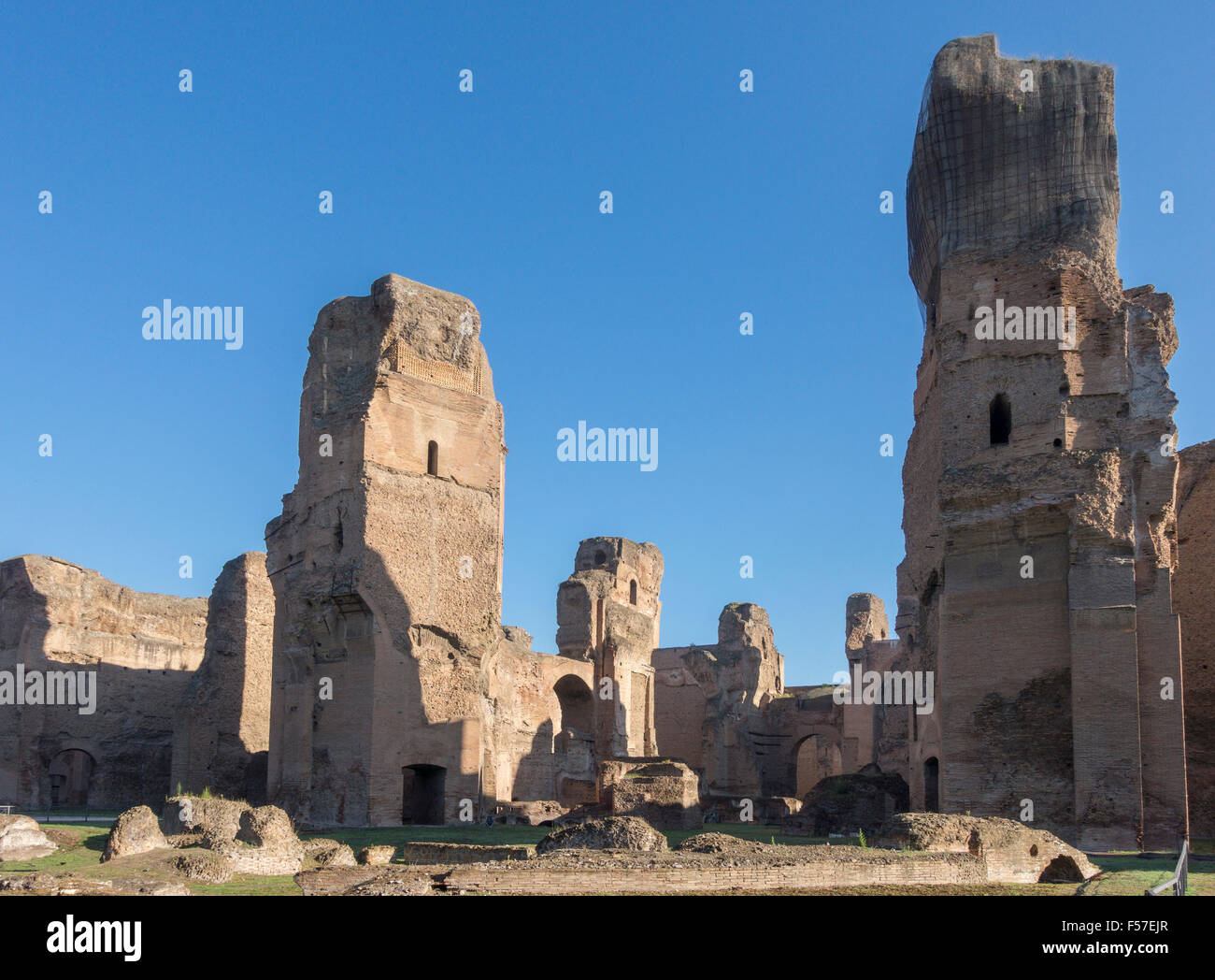 Badeanstalt von Caracalla, Rom, Latium, Italien Stockfoto