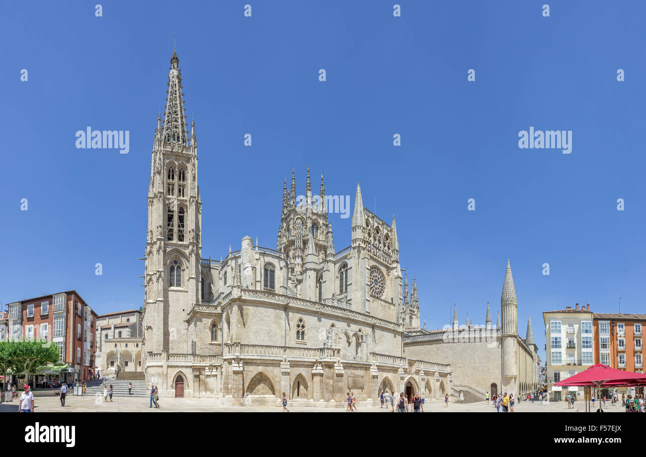 Kathedrale, Burgos, Castilla y León, Kastilien, Spanien Stockfoto