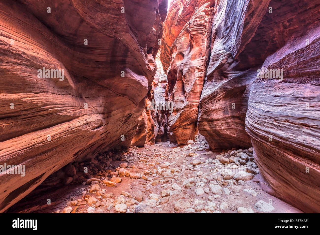 Buckskin Gulch im südlichen Utah Grand Staircase Escalante National Monument. Stockfoto