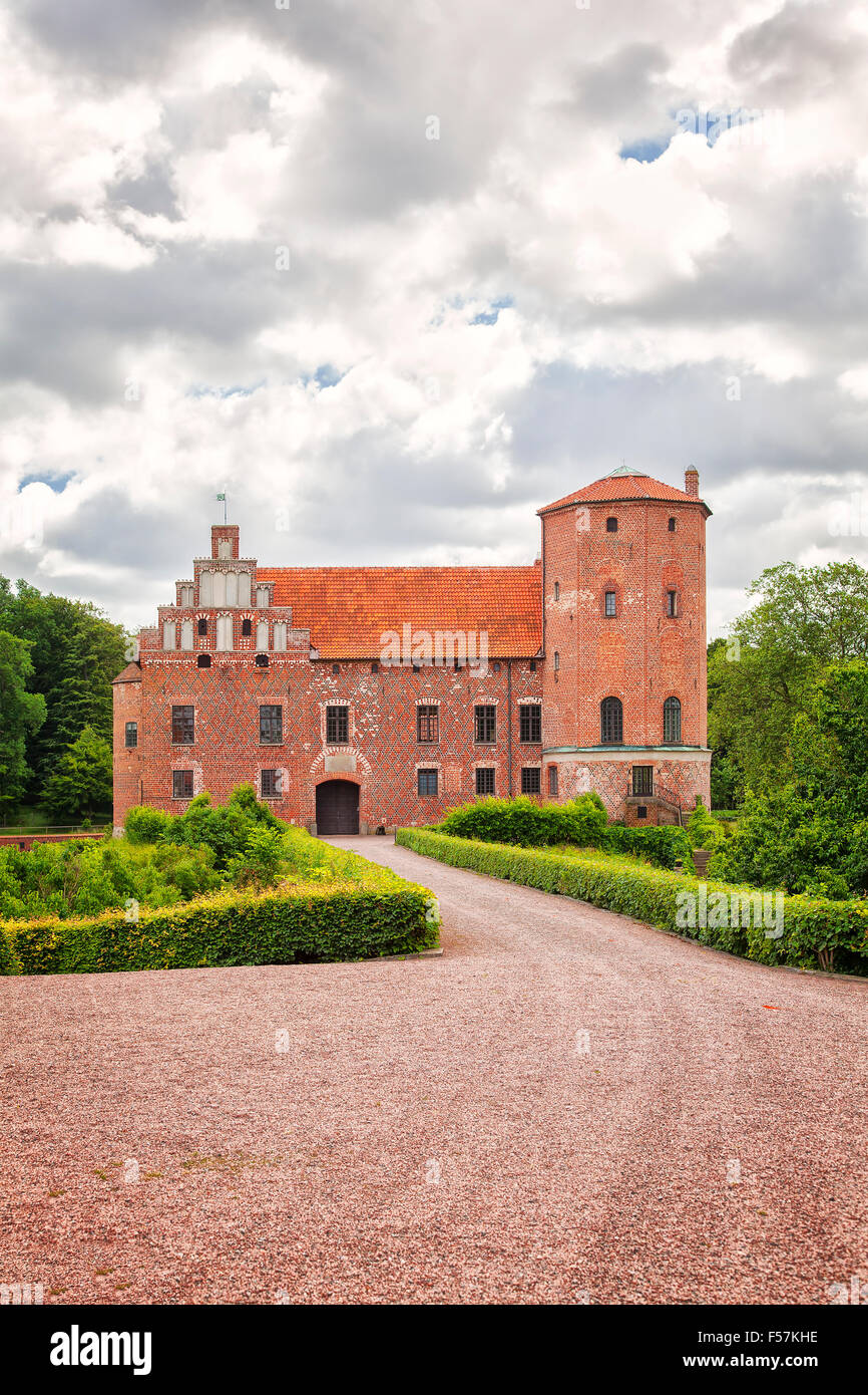 Bild von der klassischen Renaissance Schloss Torup. Skane, Schweden. Stockfoto