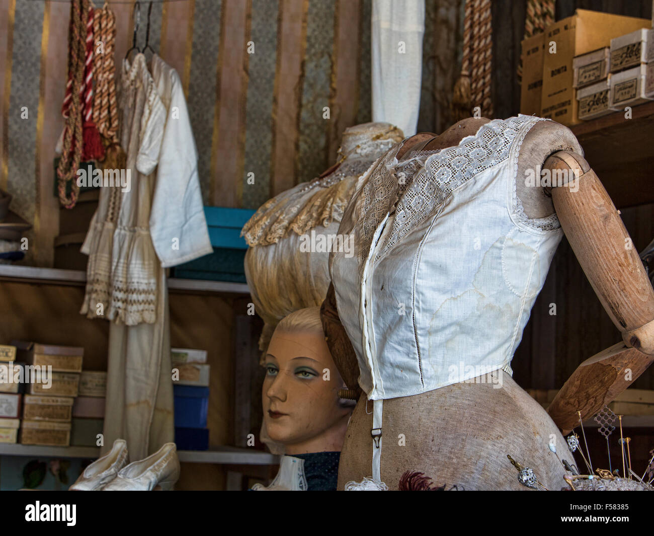 Virginia City Montana Altstadt Stockfoto