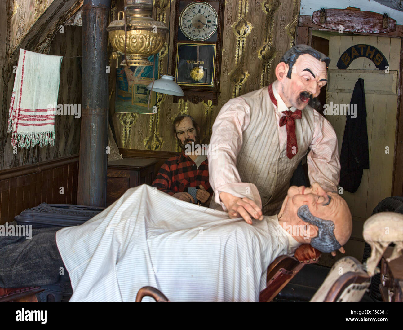 Virginia City Montana Altstadt Stockfoto