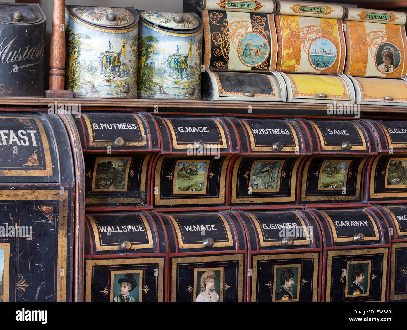Virginia City Montana Altstadt Stockfoto