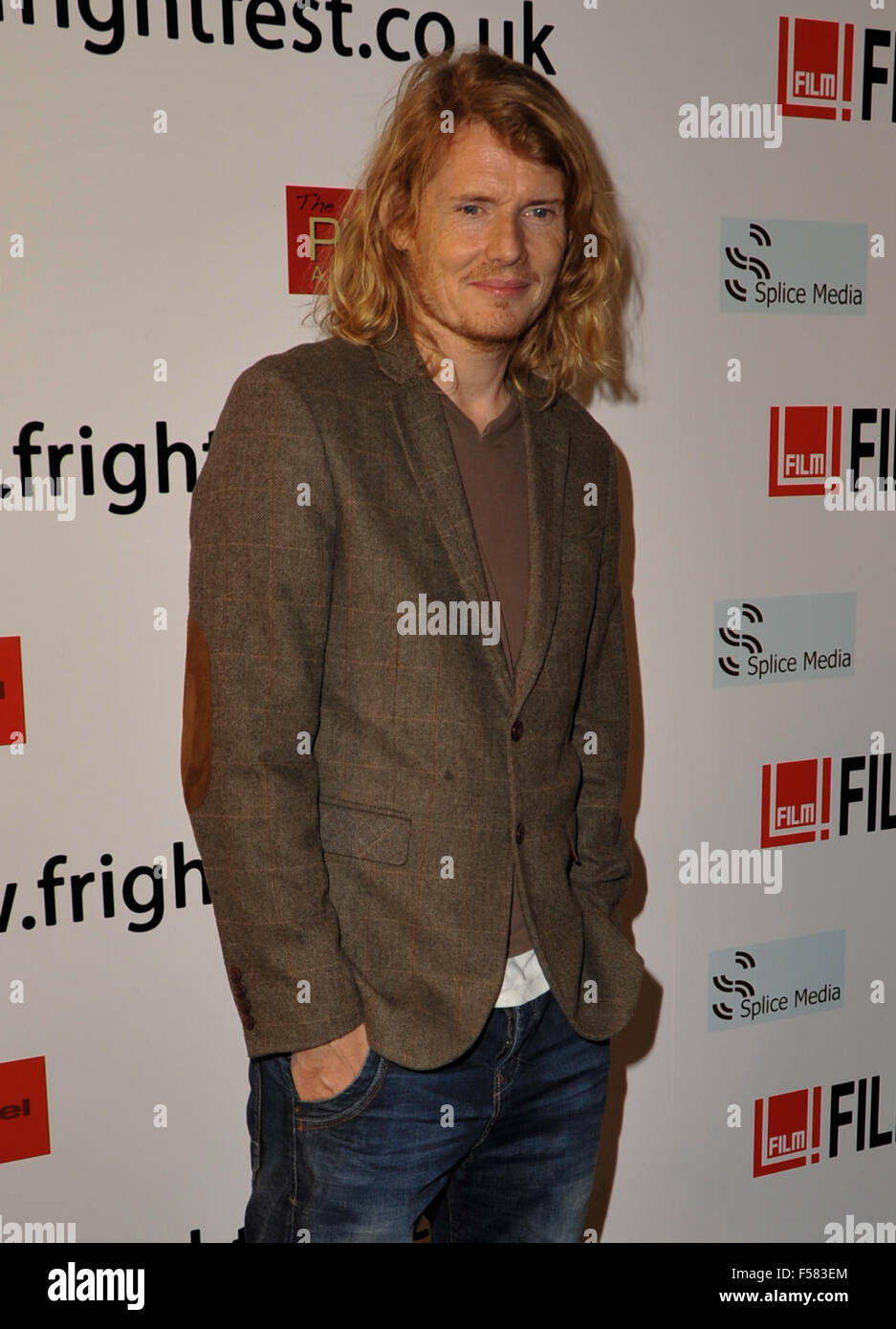 Film4 Frightfest 2015 bei Vue West End in Leicester Square - Tag 2 - Ankünfte mit: Julian Rhind-Tutt wo: London, Vereinigtes Königreich bei: 28. August 2015 Stockfoto