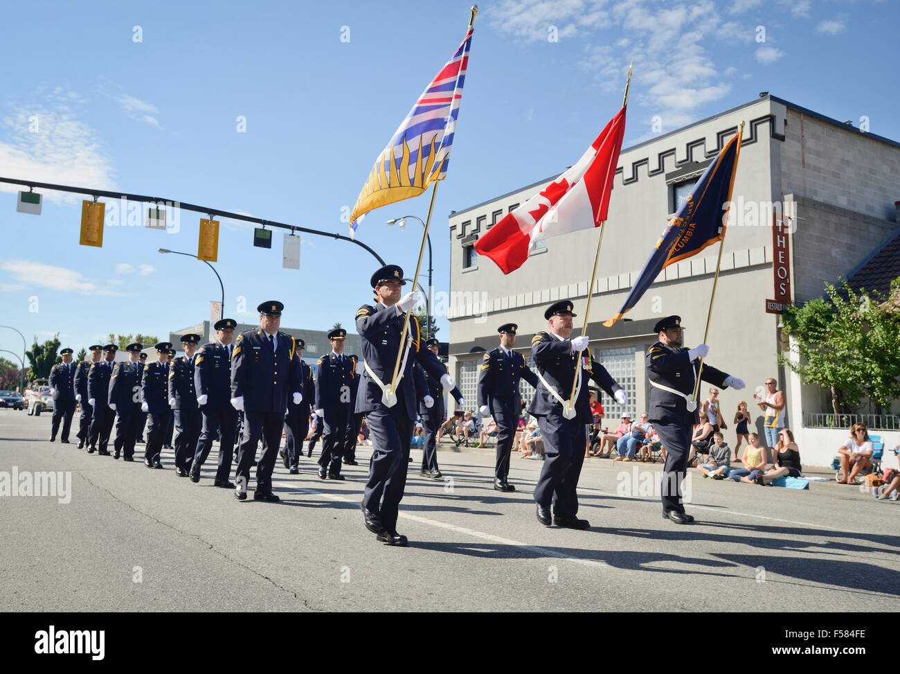 Penticton Peach Festival Grand Parade am 8. August 2015 Stockfoto