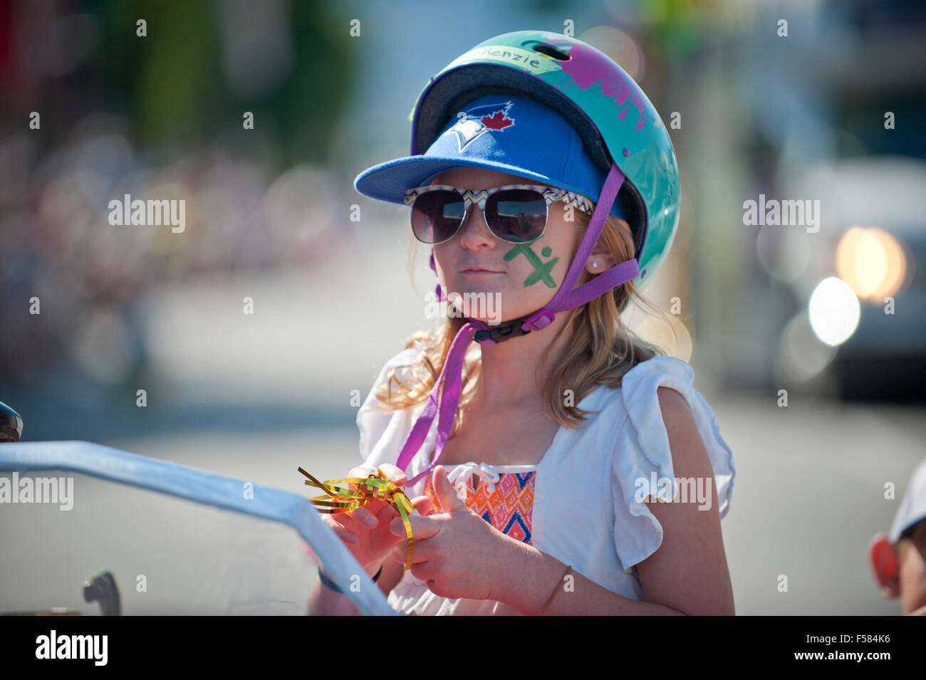 Penticton Peach Festival Grand Parade am 8. August 2015 Stockfoto