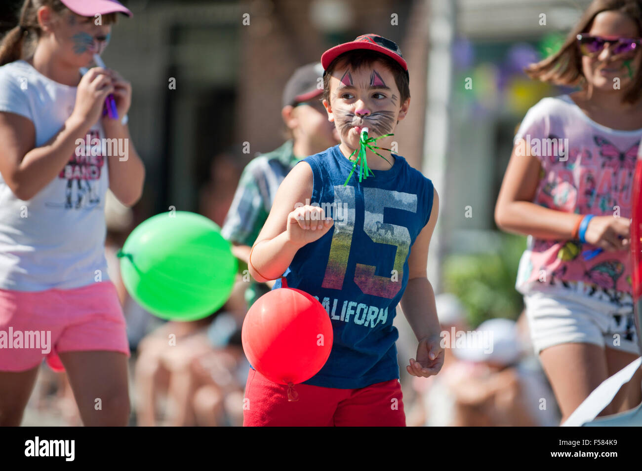 Penticton Peach Festival Grand Parade am 8. August 2015 Stockfoto