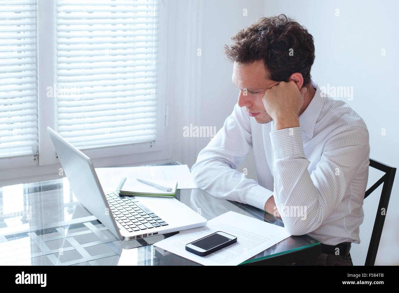 langweiligen job Stockfoto