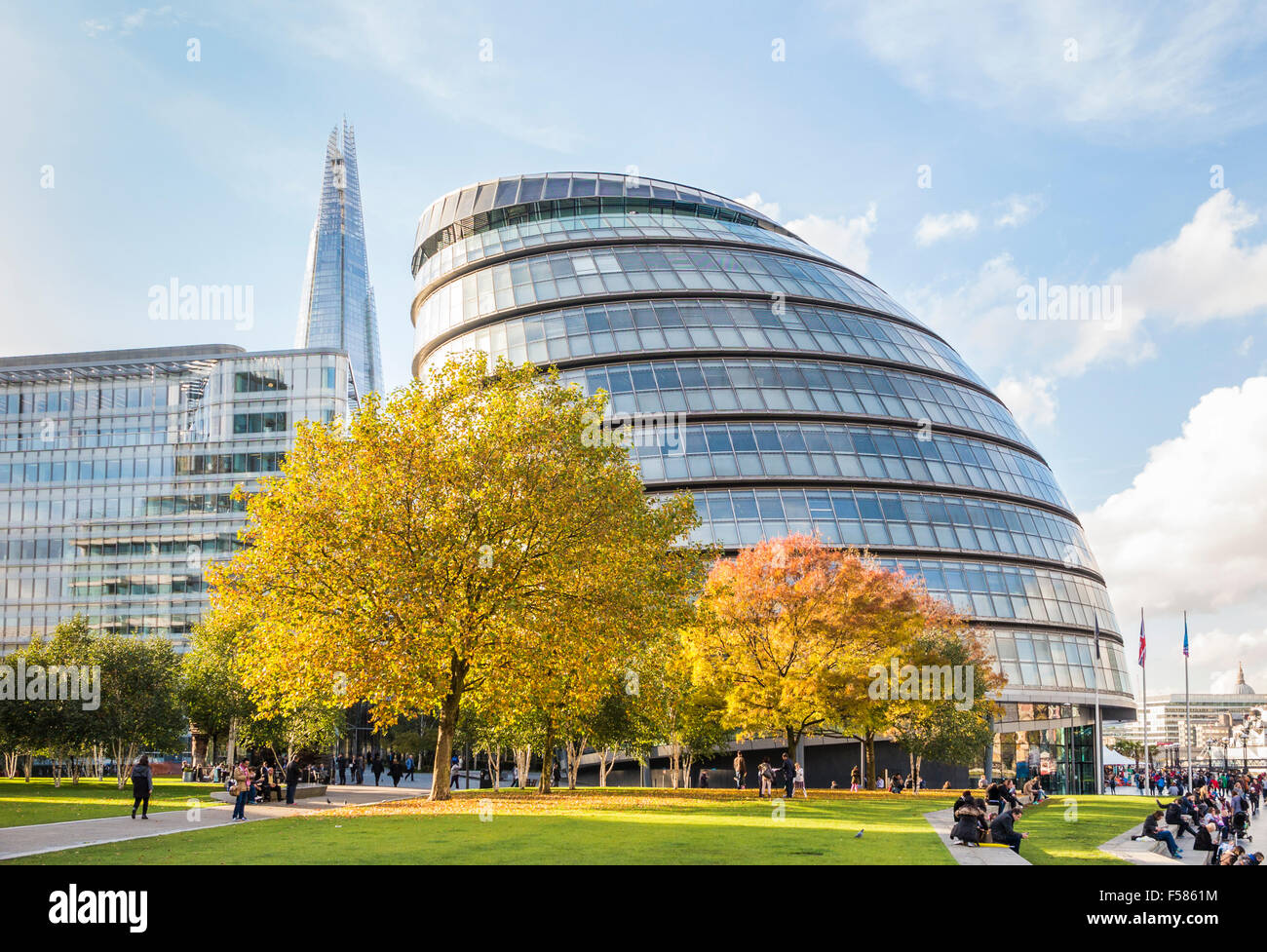 Mehr London Riverside, Tooley Street, Southwark, London SE1, Rathaus, Sitz des größeren London Authority (GLA) Stockfoto