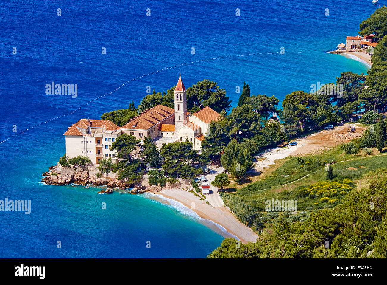 Kroatien, Dalmatien, Insel Brac, Bol Stockfoto