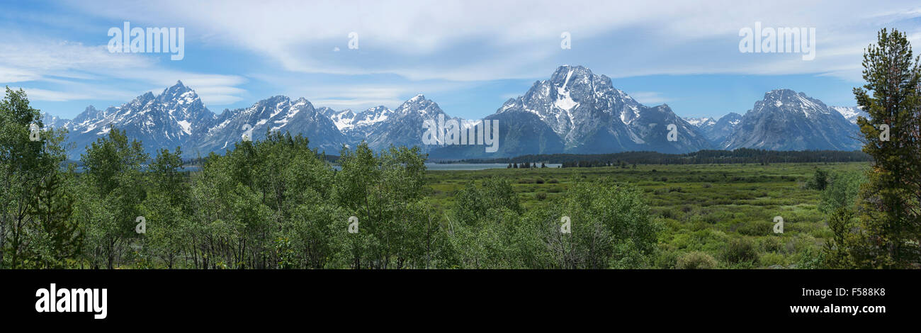 Grand Teton Nationalpark Berg Wyoming Stockfoto