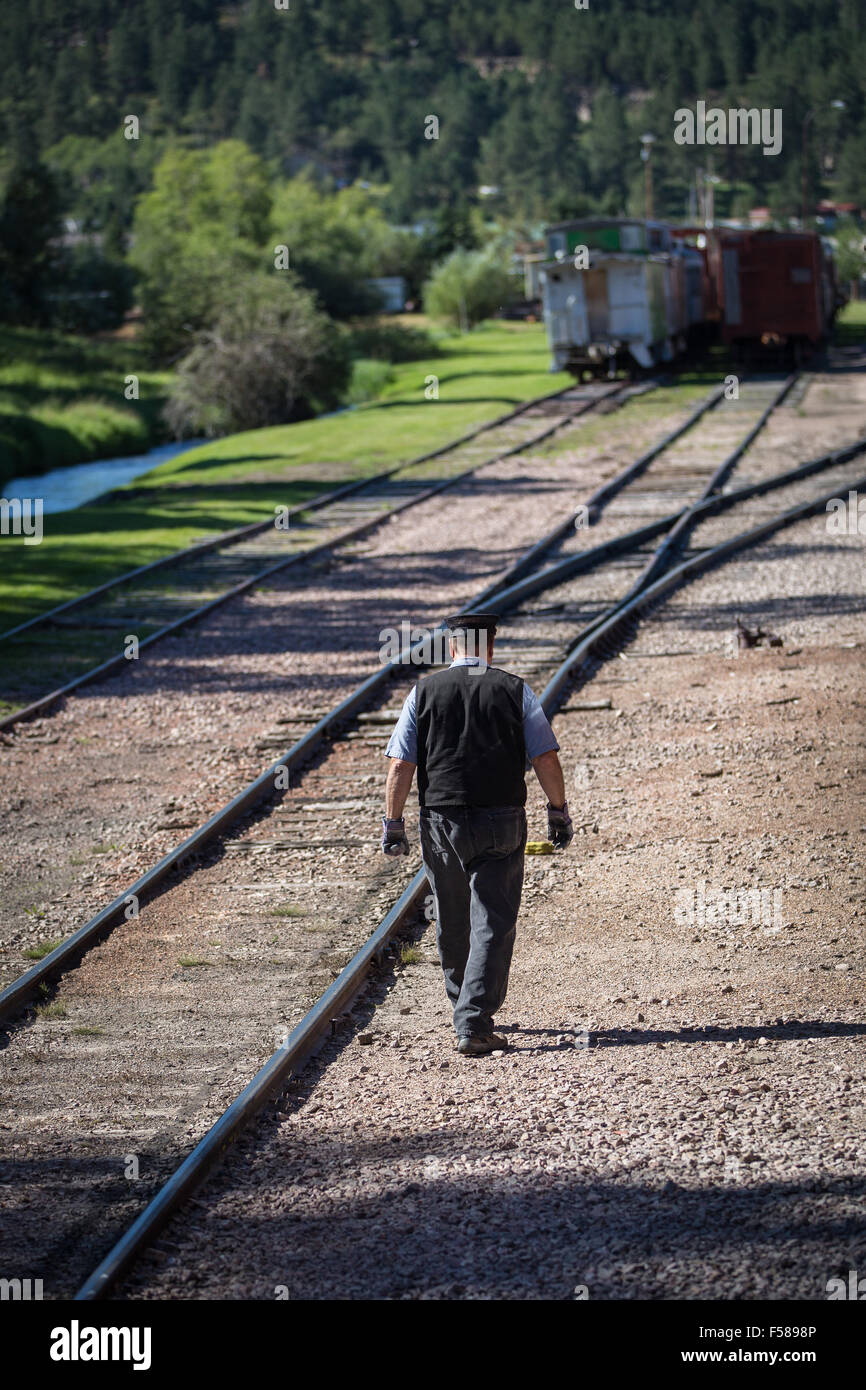 Workin ' hart an einem Sonntag. Stockfoto