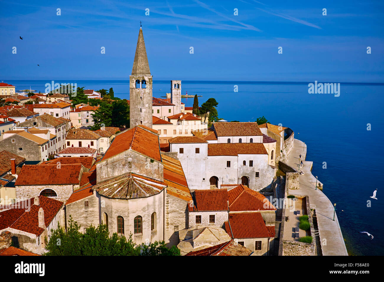 Kroatien, Adria, Istrien, Ort Porec, Euphrasius-Basilika, Weltkulturerbe der UNESCO Stockfoto