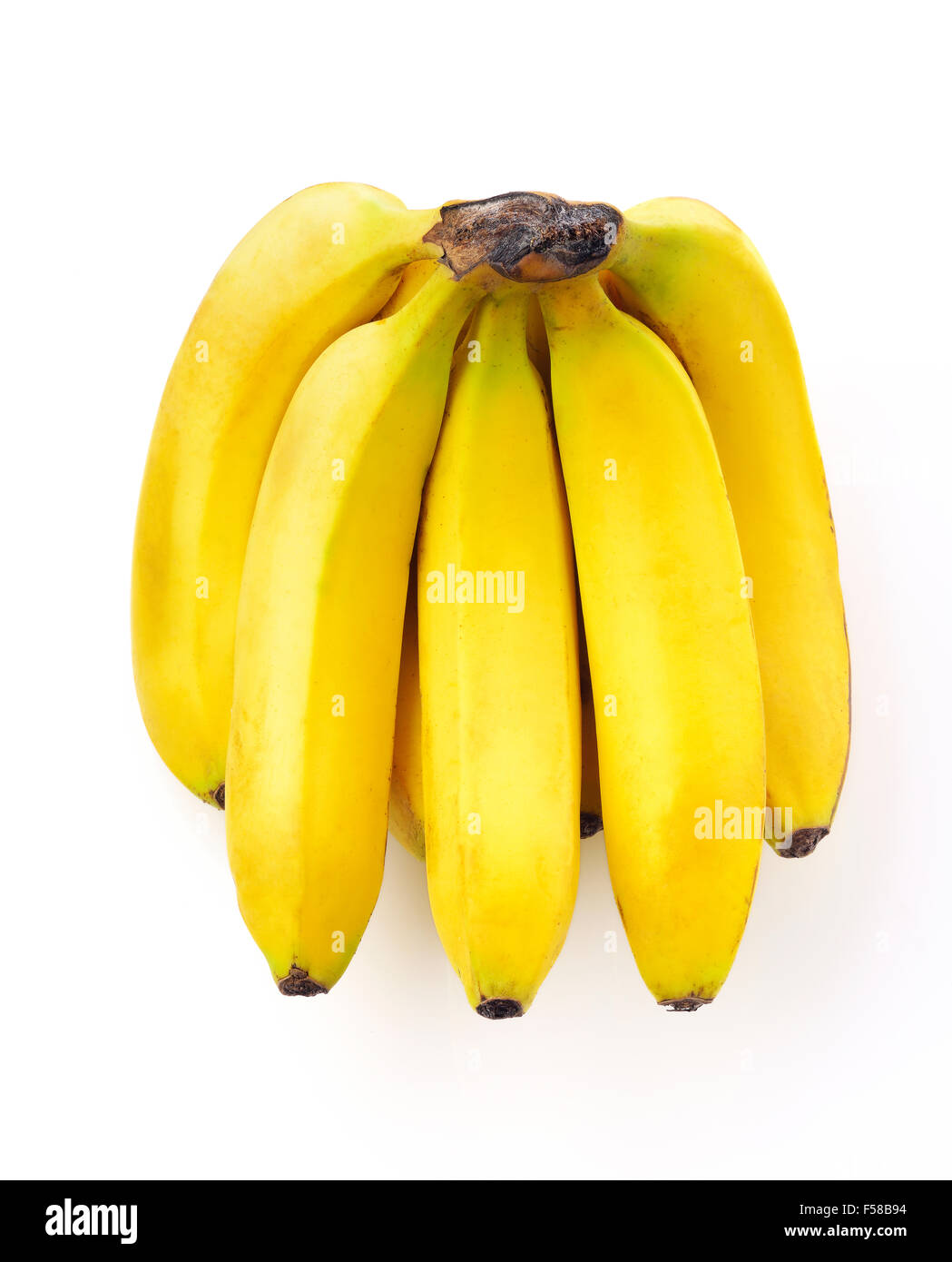 Gelbe Banane Haufen Stockfoto