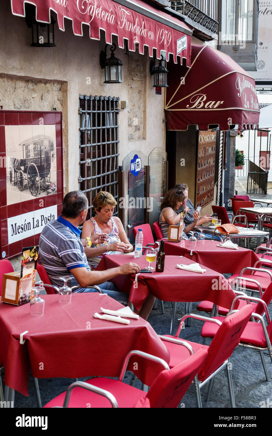 Toledo Spanien, Europa, Spanisch, Hispanic Welterbe, historisches Zentrum, Meson La Posta, Restaurant Restaurants Essen Essen Essen Café Cafés, Bar Lounge Pub, A Stockfoto