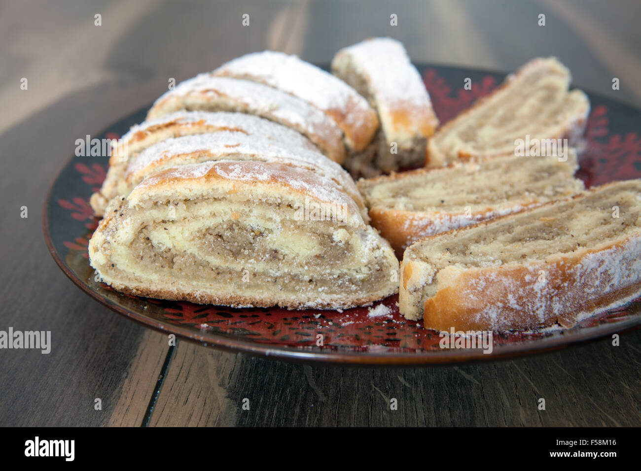 Mohnkuchen Stockfoto