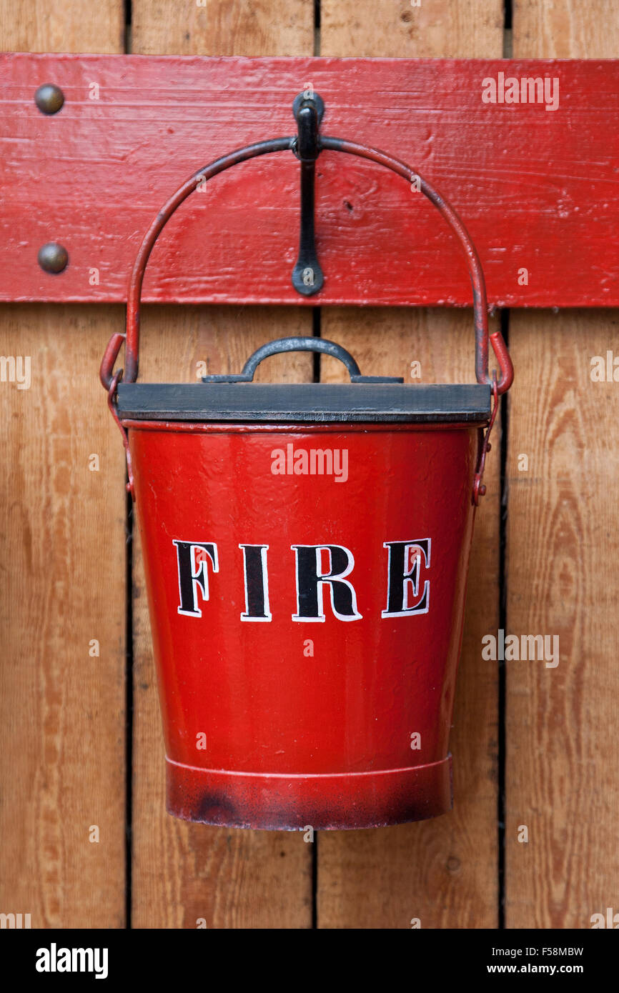 Feuer-Eimer Stockfoto