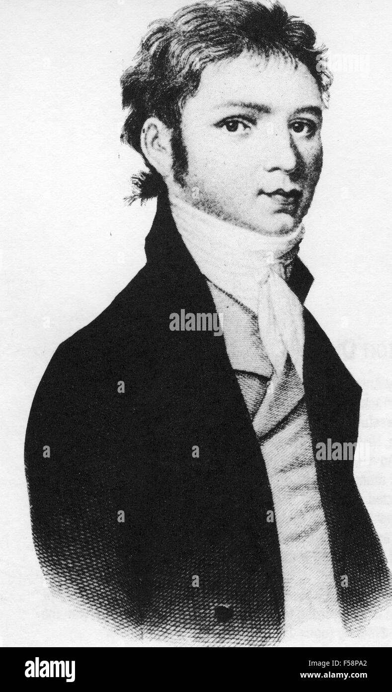 Österreichischer Komponist ANTON DIABELLI (1781-1858) Stockfoto