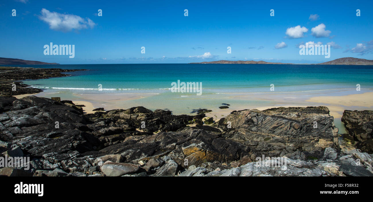 Traigh Lar Strand, Harris, äußeren Hebriden, Schottland Stockfoto