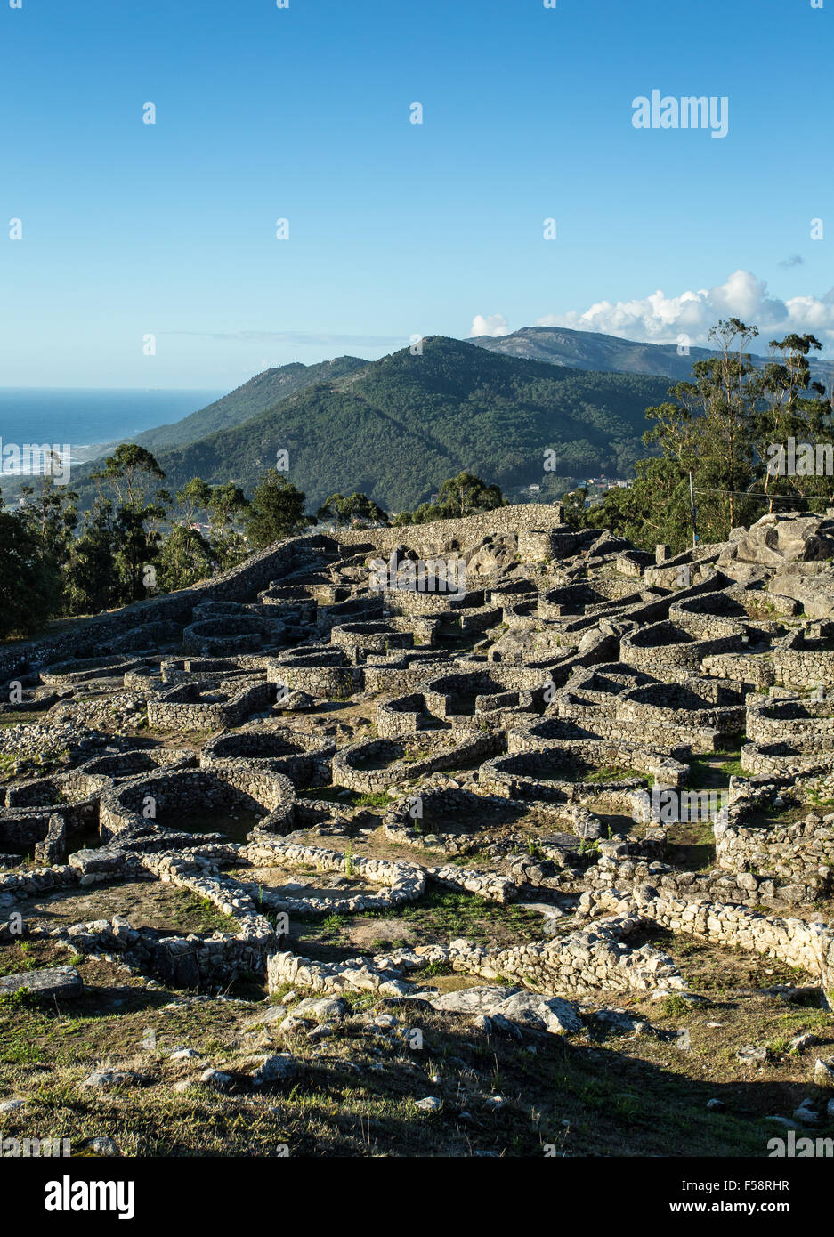 Santa Tecla, A Guarda, Galicien Stockfoto