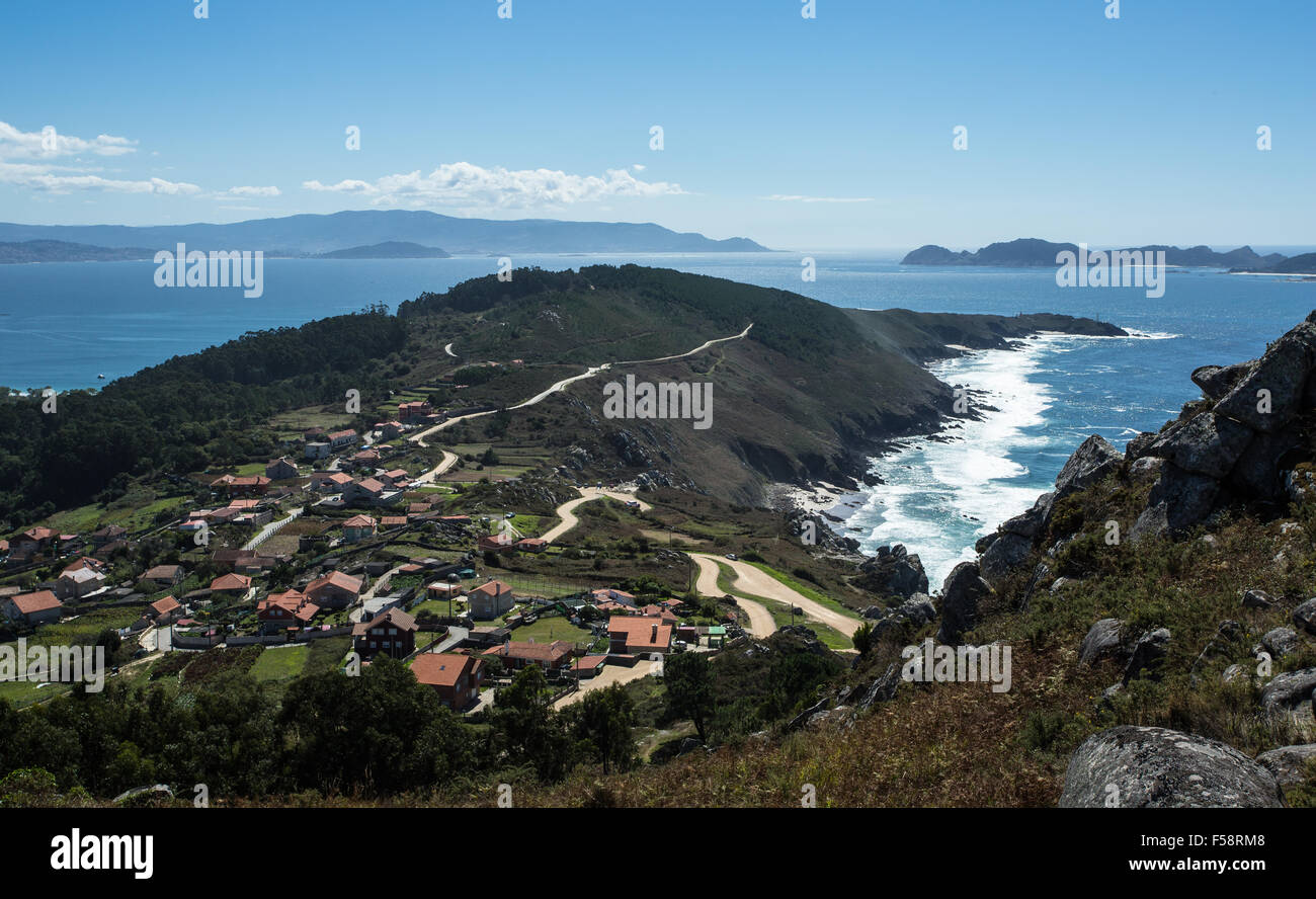 Vor der Küste von Galicien, Spanien Stockfoto