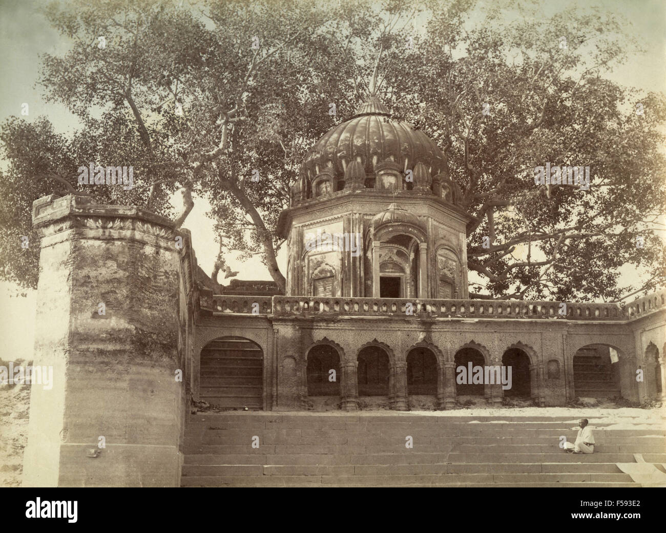 Massaker Ghat oder Sati Chaura Ghat, Cawnpore (Kanpur), Indien Stockfoto