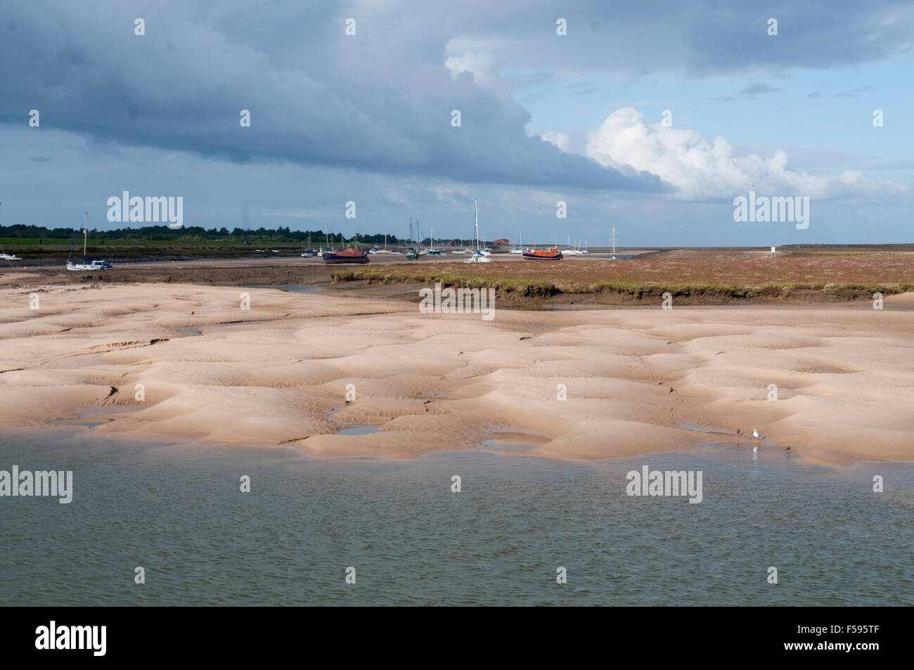 Hafen Wells-Next-the-Sea Stockfoto