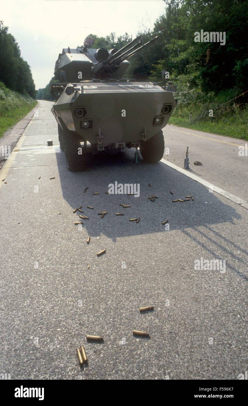 ExJugoslawien, Slowenien Unabhängigkeitskrieg im Juli 1991, serbische