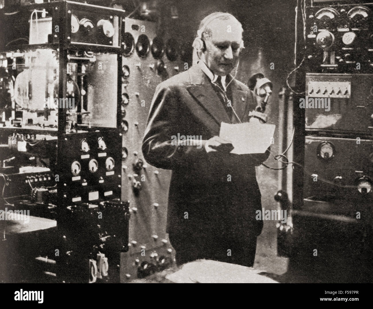 Guglielmo Marconi, 1. Marquis von Marconi, 1874-1937.  Italienischer Erfinder und Elektroingenieur. Stockfoto