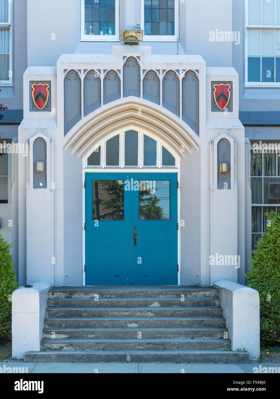 Zeigen Sie grau Secondary School (1929), befindet sich im Bereich Kerrisdale und Shaughnessy in Vancouver, BC, Kanada Stockfoto