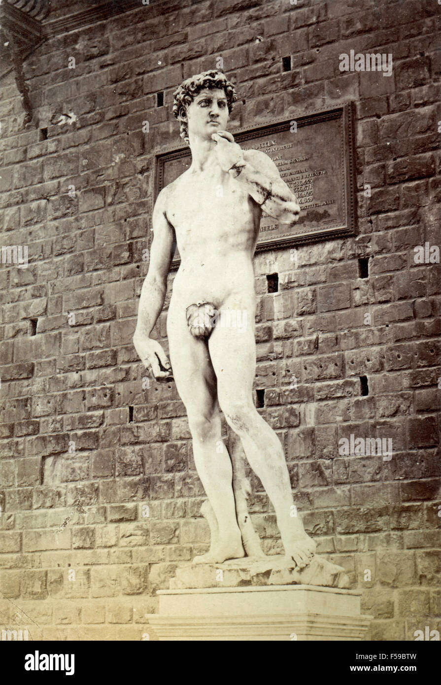 David von Michelangelo, Florenz, Italien Stockfoto