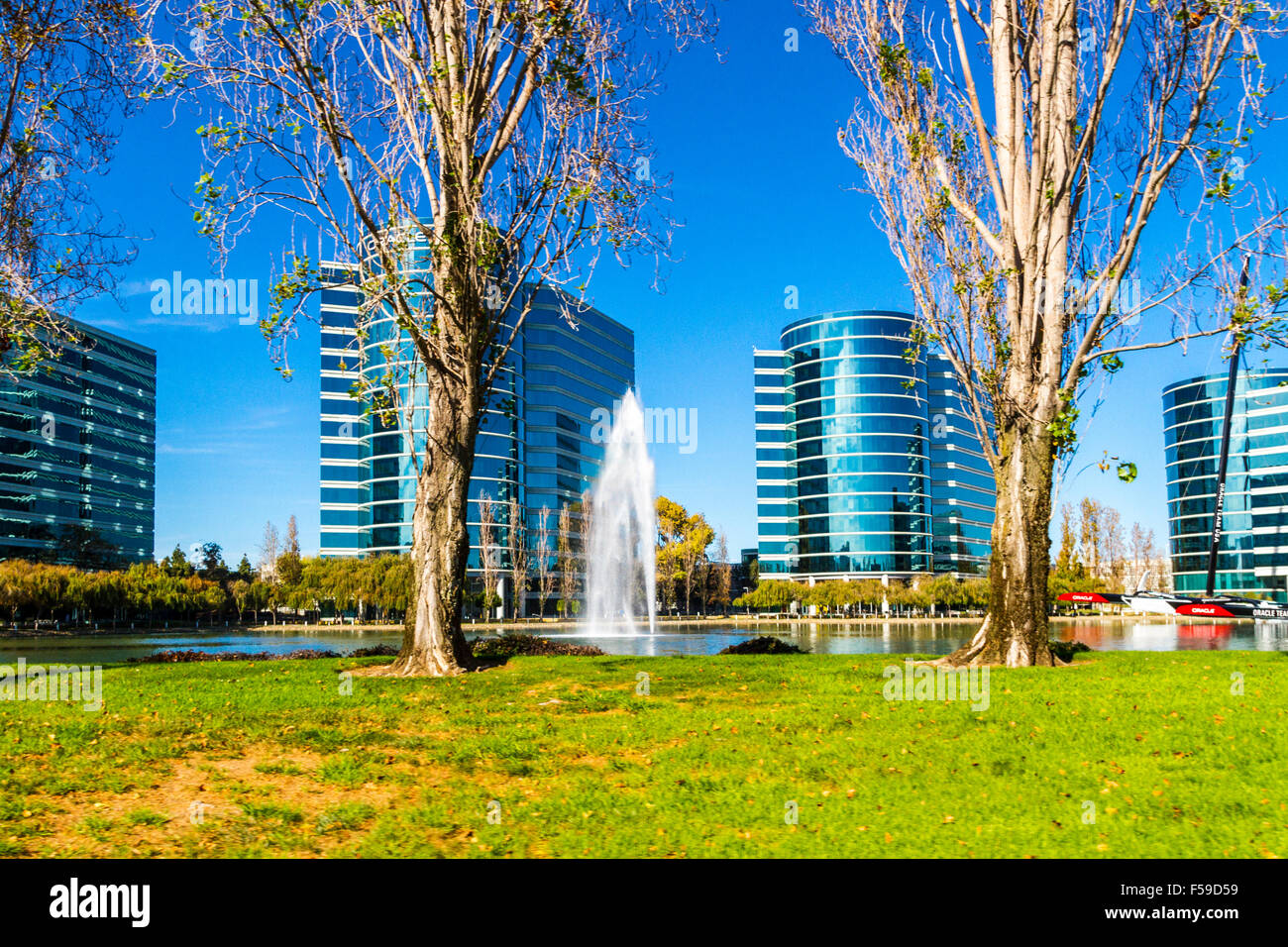 Oracle-Hauptsitz in Redwood City, Kalifornien USA Stockfoto