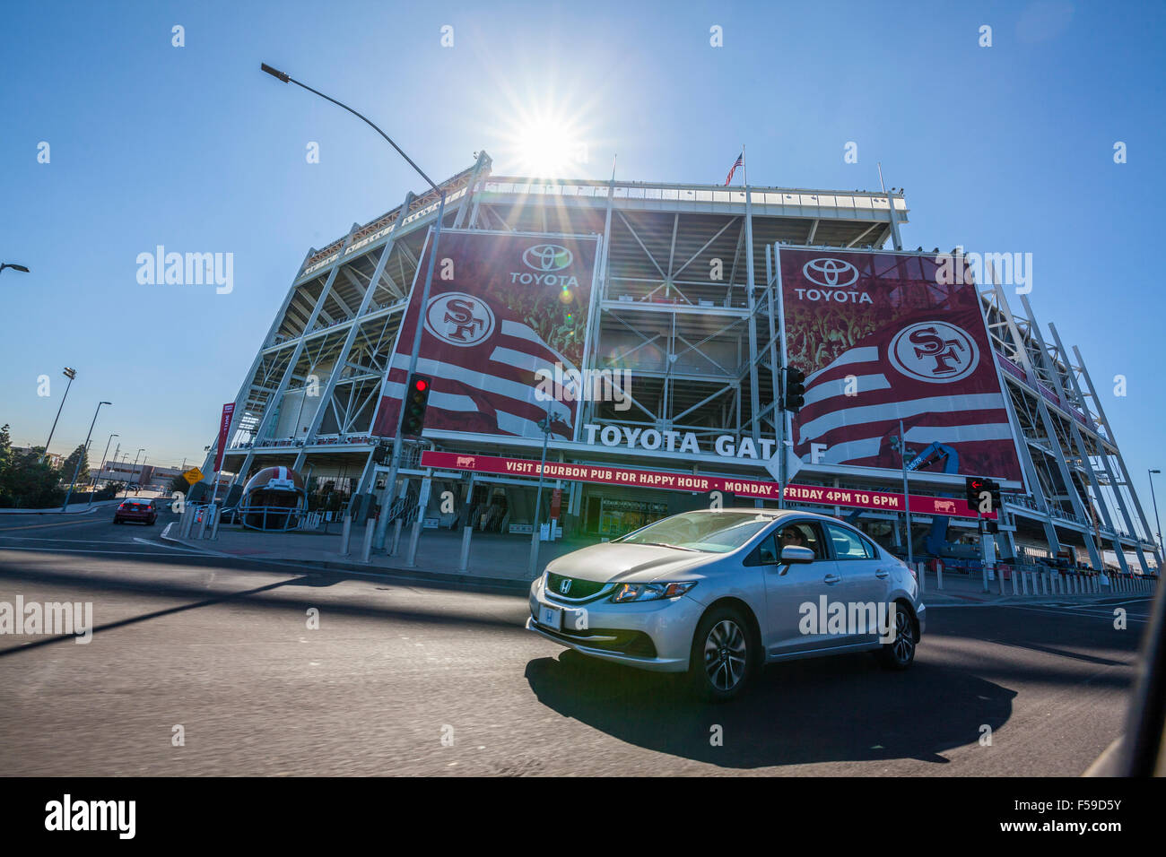 Levi-Stadion des Fußball-San Francisco 49ers Heimmannschaft in Santa Clara Kalifornien 2016 Superbowl 50 Stockfoto