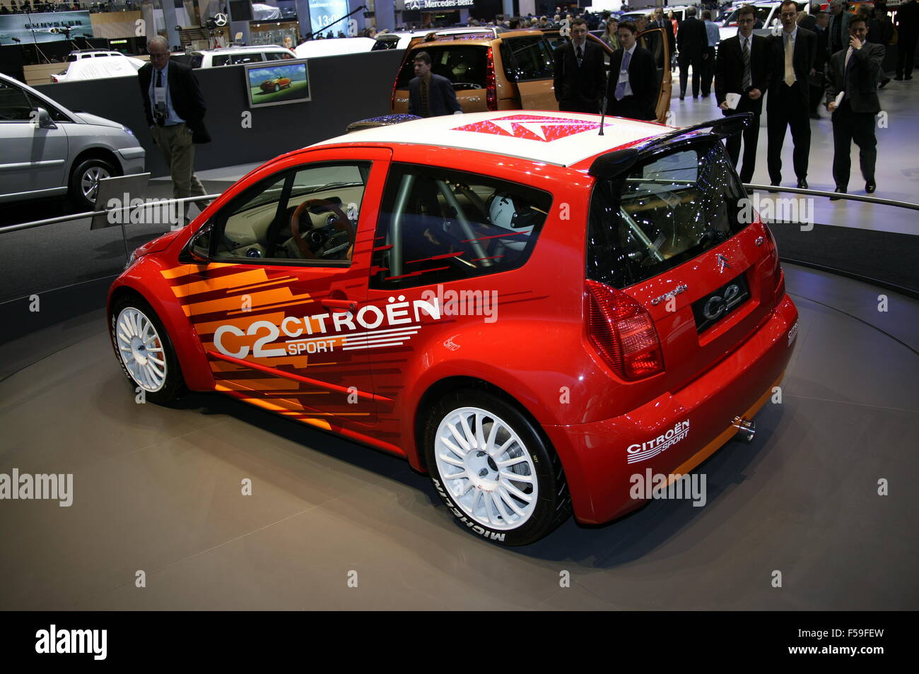 Citroen C2 Sport Concept Car als an der Paris Motorshow 2003 gezeigt