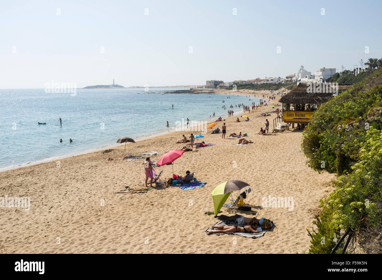 Caños de Meca Strand, Provinz Cadiz, Andalusien, Spanien Stockfoto