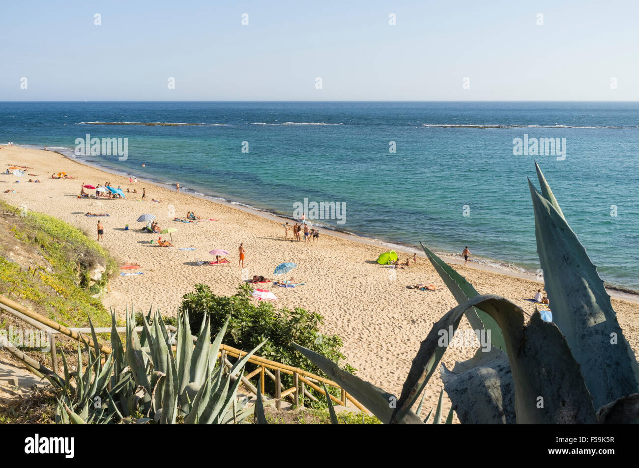 Caños de Meca Strand, Provinz Cadiz, Andalusien, Spanien Stockfoto