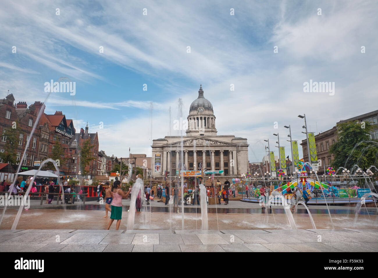 Nottingham City Hall Stockfoto
