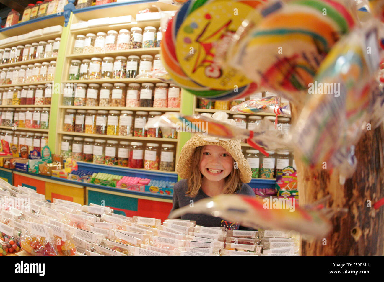 Die Candy Shop Stockfoto