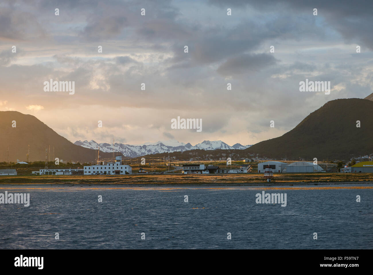 Flughafen Ushuaia, Argentinien Stockfoto