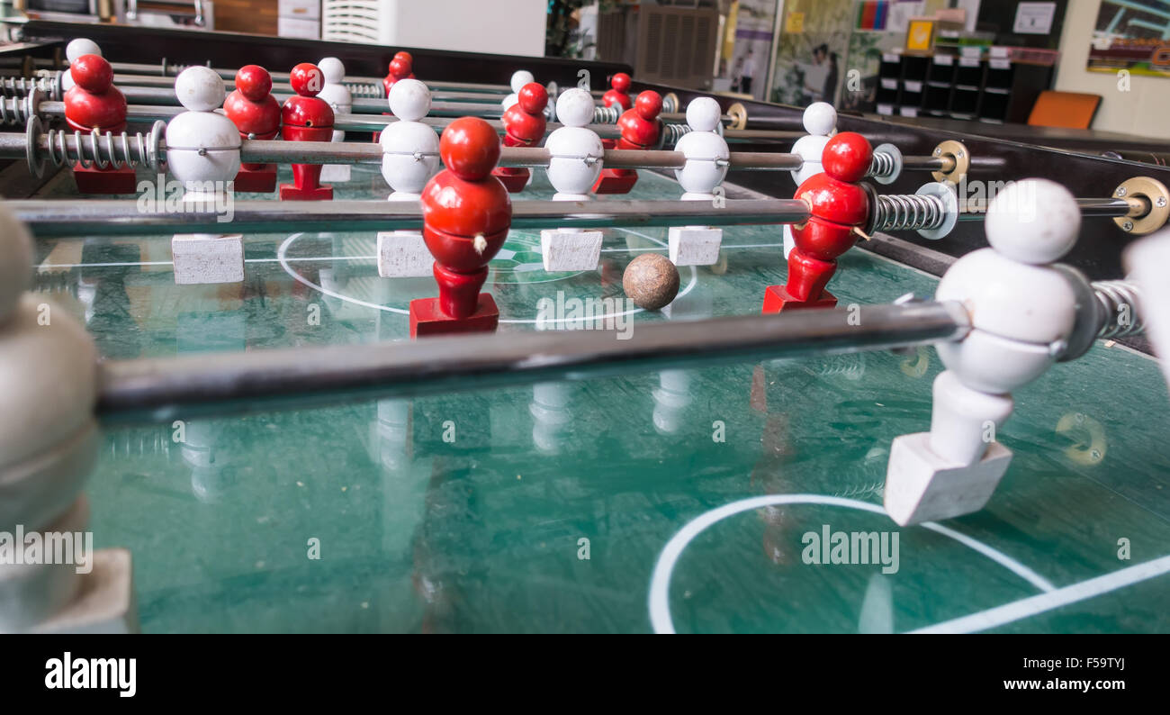 Tischfußball Stockfoto