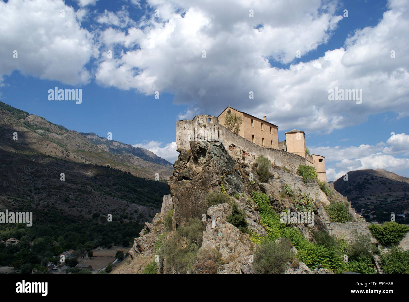 Corte Zitadelle, Corte, Frankreich Stockfoto