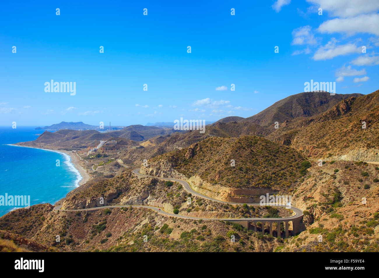 Cabo de Gata-Nijar Park ist der größte Naturschutzgebiet Andalusiens. Stockfoto