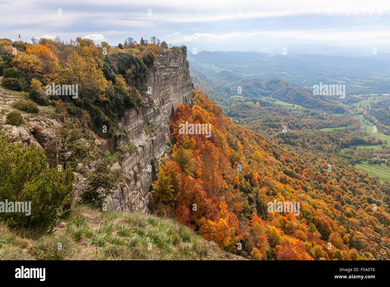 Collsacabra Bereich in La Garrotxa, Katalonien Stockfoto