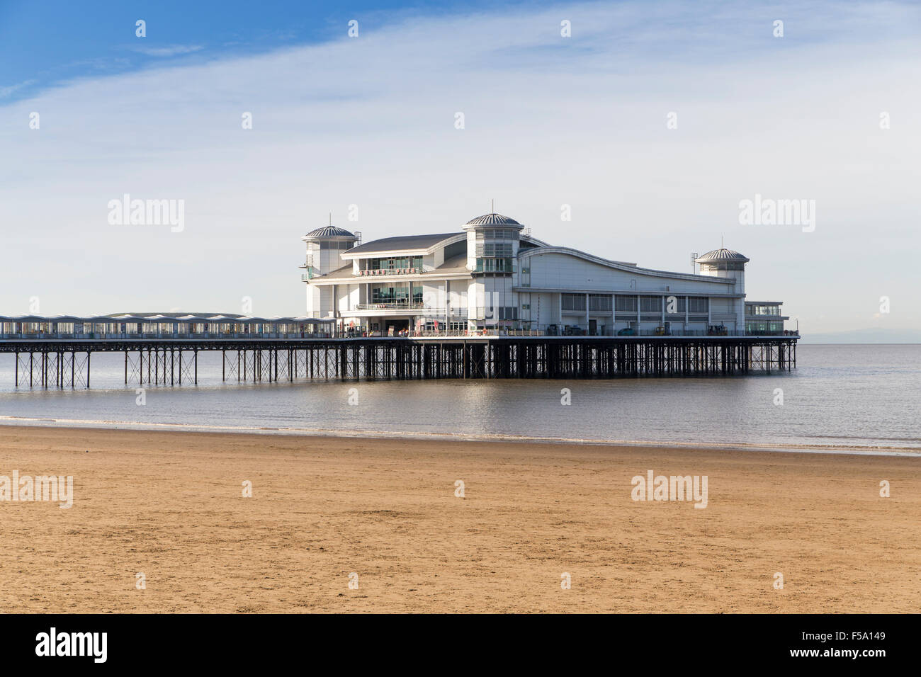Weston Super Mare umgebaut neue Grand Pier Somerset England UK Stockfoto