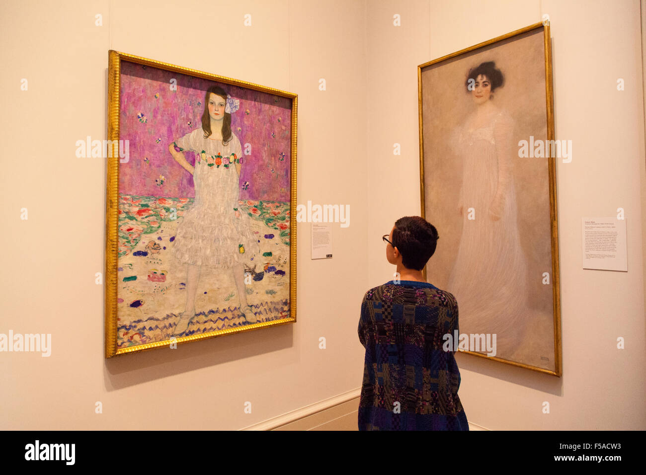 Mäda Primavesi Gustav Klimt (1912) das Metropolitan Museum of Art (met), New York City, Vereinigte Staaten von Amerika. Stockfoto