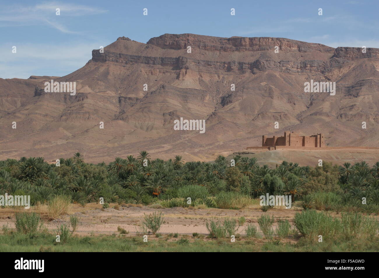 Im Tal des Flusses Wadi Dara, Marokko Stockfoto